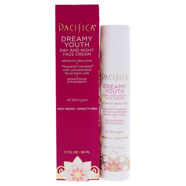 Pacifica Dreamy Youth Day and Night Face Cream by Pacifica for Unisex - 1.7 oz Cream