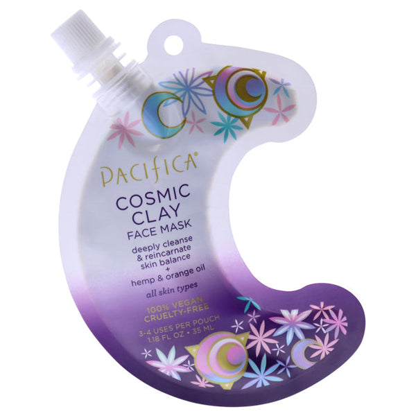 Pacifica Cosmic Clay Face Mask by Pacifica for Unisex - 1.18 oz Mask