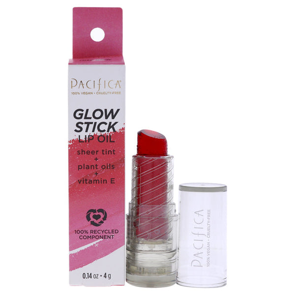Pacifica Glow Stick Lip Oil - Rosy Glow by Pacifica for Women - 0.14 oz Lip Oil