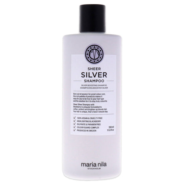 Maria Nila Sheer Silver Shampoo by Maria Nila for Unisex - 11.8 oz Shampoo