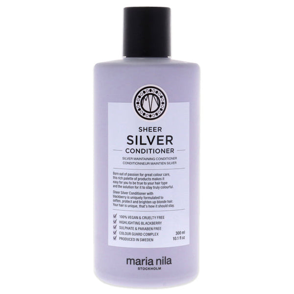 Maria Nila Sheer Silver Conditioner by Maria Nila for Unisex - 10.1 oz Conditioner