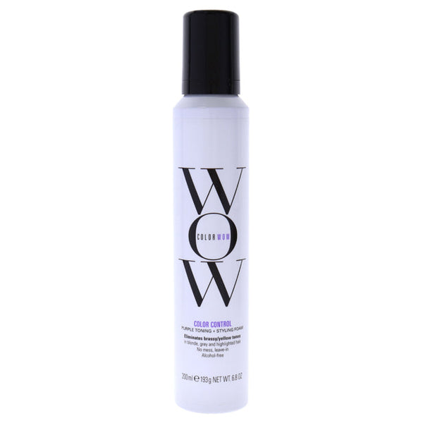 Color Wow Color Control Purple Toning Plus Styling Foam by Color Wow for Women - 6.8 oz Foam