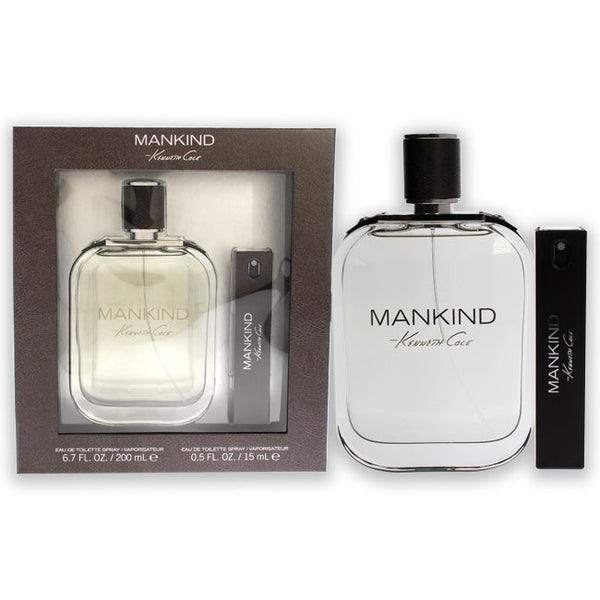 Kenneth Cole Mankind by Kenneth Cole for Men - 2 Pc Gift Set 6.7oz EDT Spray, 0.5oz EDT Spray