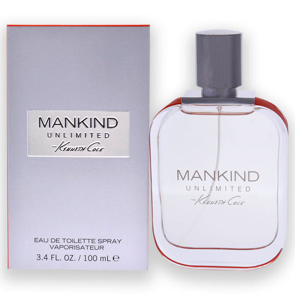 Kenneth Cole Mankind Unlimited by Kenneth Cole for Men - 3.4 oz EDT Spray