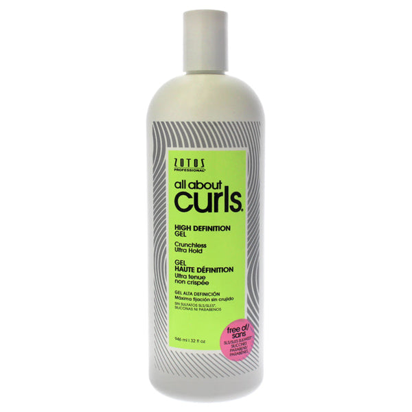 All About Curls High Definition Gel by All About Curls for Unisex - 32 oz Gel