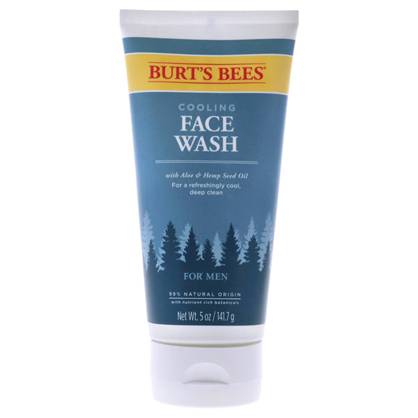 Burts Bees Cooling Face Wash by Burts Bees for Men - 5 oz Cleanser