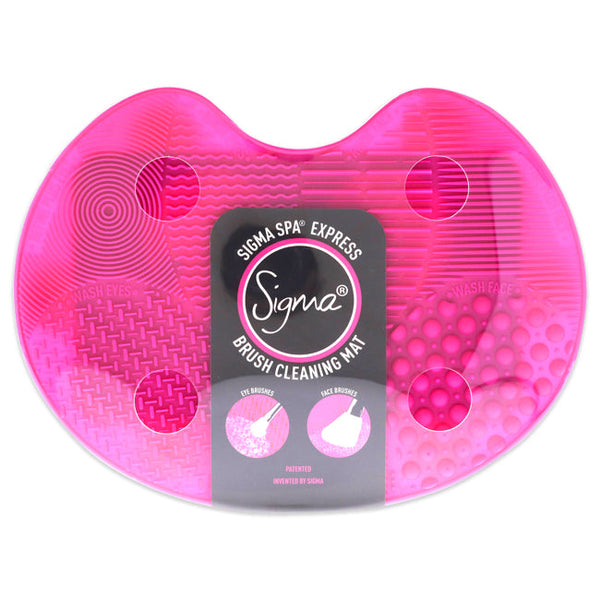 SIGMA Beauty Sigma Spa Express Brush Cleaning Mat - Pink by SIGMA Beauty for Women - 1 Pc Brush Cleaner