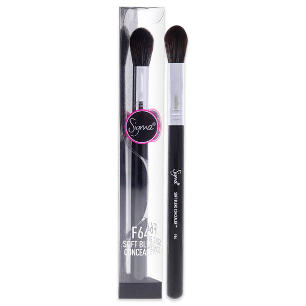 SIGMA Beauty Soft Blend Concealer Brush - F64 Black-Chrome by SIGMA Beauty for Women - 1 Pc Brush