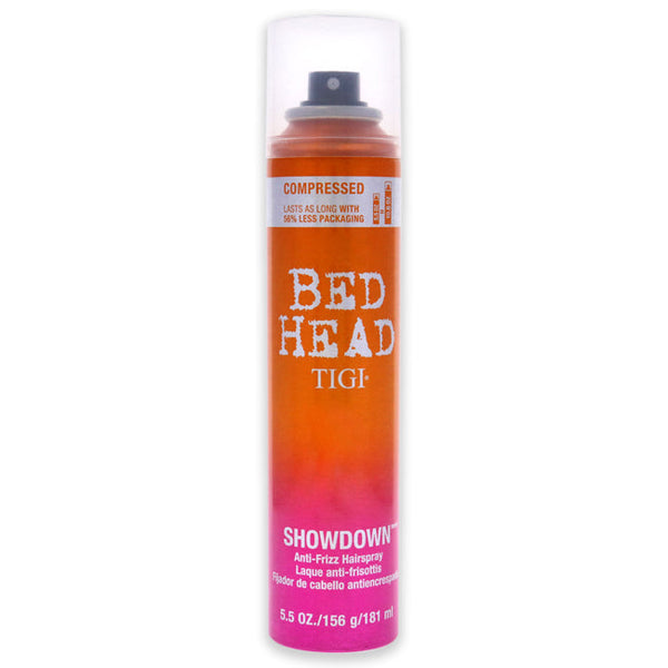 TIGI Bed Head Showdown Anti-Frizz Hairspray With Strong Hold by TIGI for Unisex - 5.5 oz Hair Spray