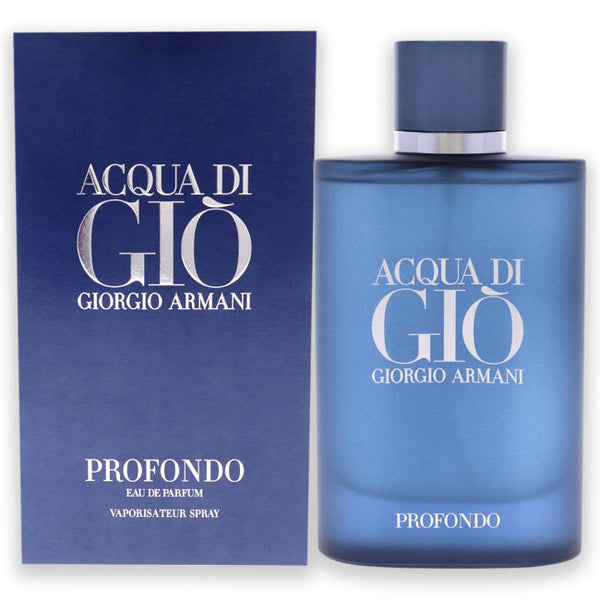 Giorgio Armani Acqua Di Gio Profondo by Giorgio Armani for Men - 4.2 oz EDP Spray
