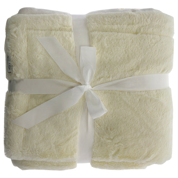 Plush Bamboo Throw Blanket - Coconut Milk by Cariloha for Unisex - 1 Pc Blanket