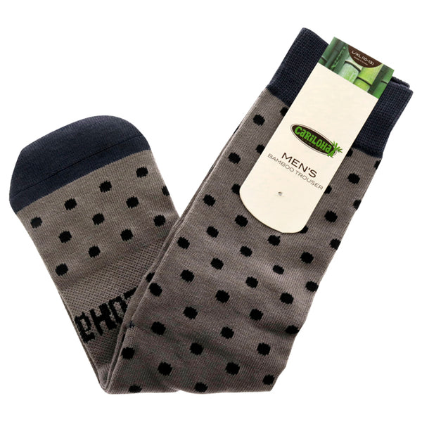 Bamboo Trouser Socks - Flamingo Gray by Cariloha for Women - 1 Pair Socks (L/XL)