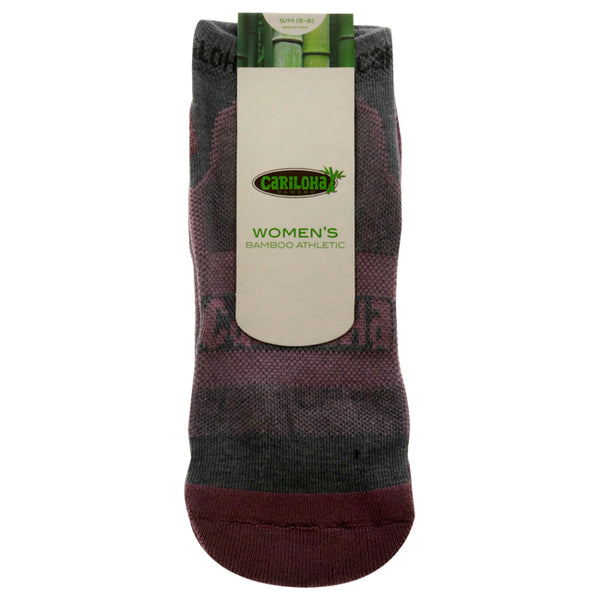 Bamboo Athletic Socks - Rosewater by Cariloha for Women - 1 Pair Socks (S/M)