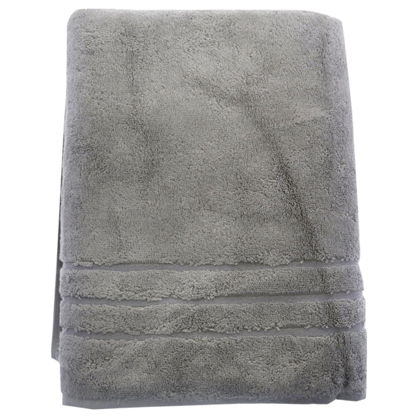 Bamboo Bath Towel - Harbor Gray by Cariloha for Unisex - 1 Pc Towel