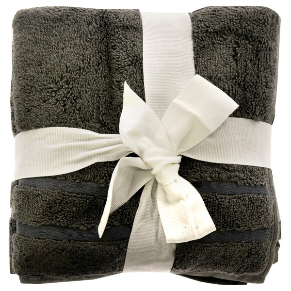 Bamboo Washcloths Set - Onyx by Cariloha for Unisex - 3 Pc Towel