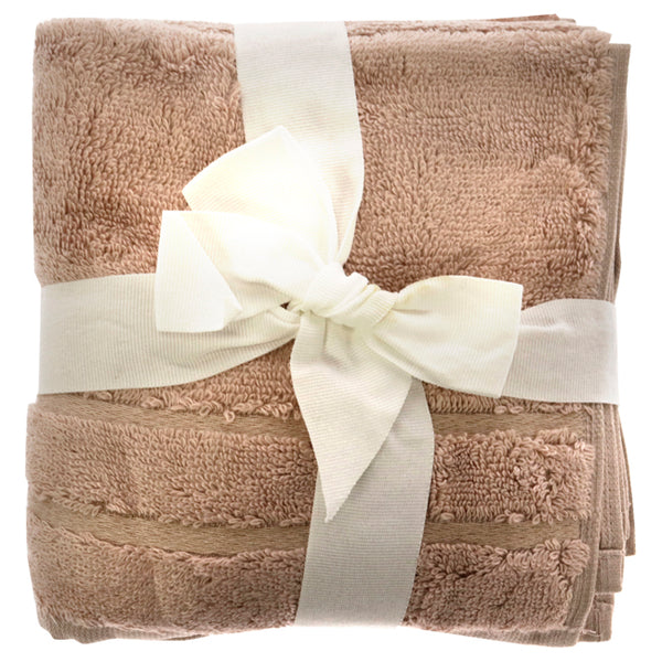 Bamboo Washcloths Set - Blush by Cariloha for Unisex - 3 Pc Towel