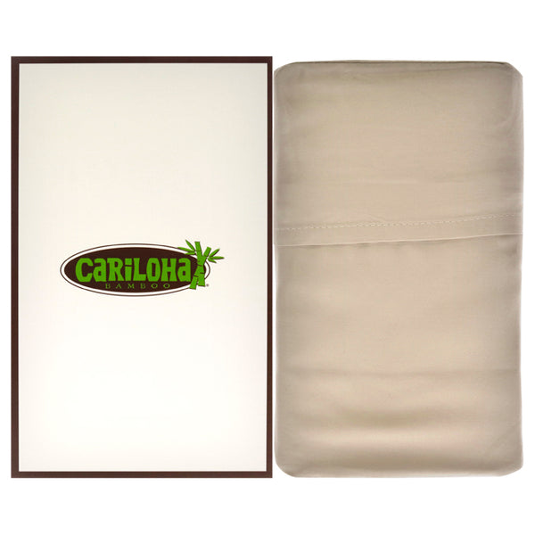 Resort Bamboo Pillowcase Set - Stone-King by Cariloha for Unisex - 2 Pc Pillowcase