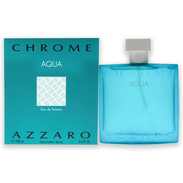 Azzaro Chrome Aqua by Azzaro for Men - 3.4 oz EDT Spray