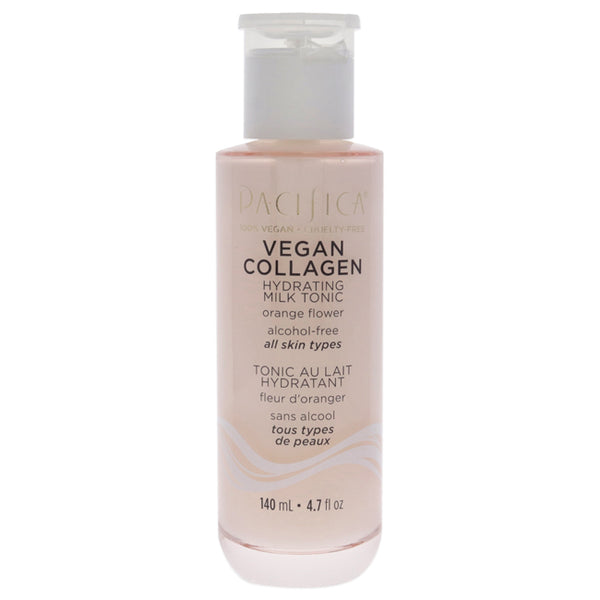 Vegan Collagen Hydrating Milk Tonic by Pacifica for Unisex - 4.7 oz Tonic