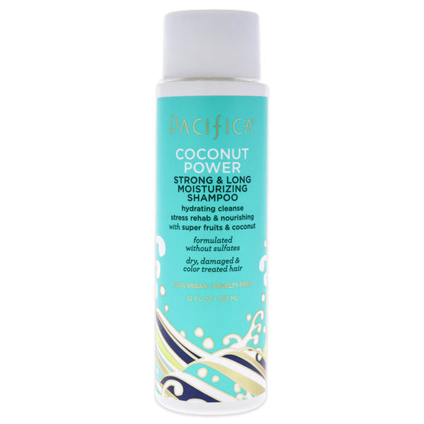 Pacifica Strong and Long Moisturizing Shampoo - Coconut Power by Pacifica for Unisex - 12 oz Shampoo