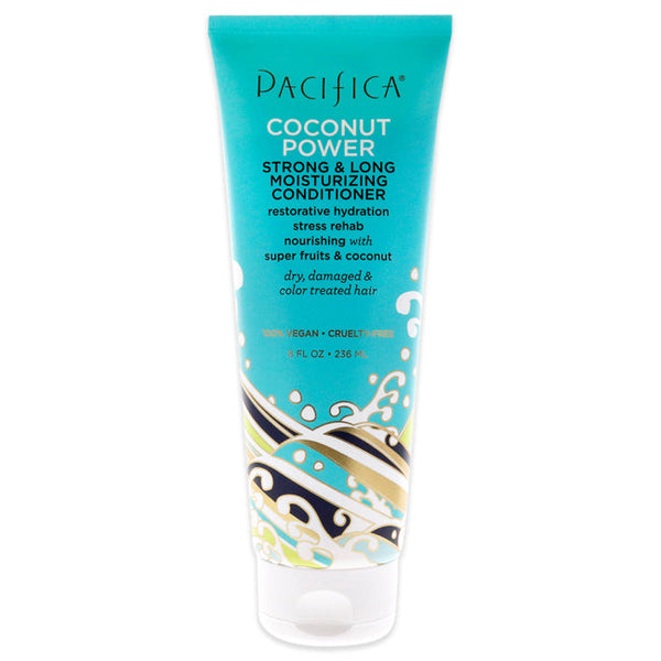 Pacifica Strong and Long Moisturizing Conditioner - Coconut Power by Pacifica for Women - 8 oz Conditioner