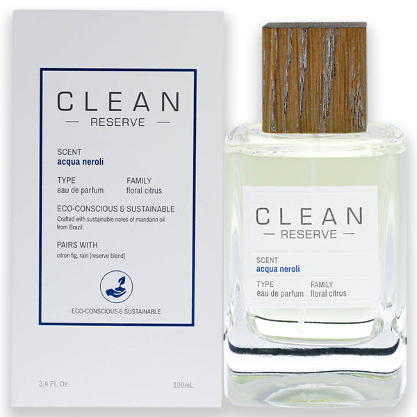 Clean Reserve Acqua Neroli by Clean for Women - 3.4 oz EDP Spray