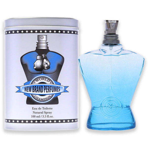 New Brand World Champion Blue by New Brand for Men - 3.3 oz EDT Spray
