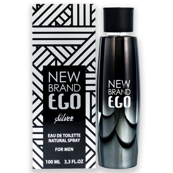 New Brand Ego Silver by New Brand for Men - 3.3 oz EDT Spray