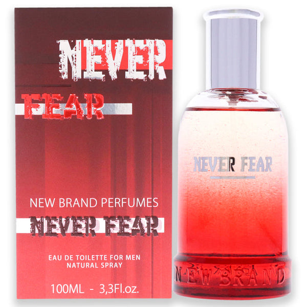 New Brand Never Fear by New Brand for Men - 3.3 oz EDT Spray