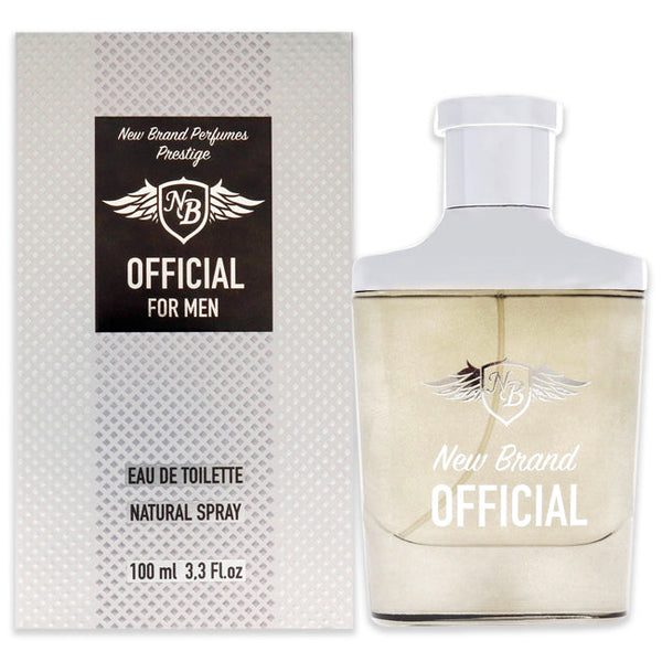 New Brand Official by New Brand for Men - 3.3 oz EDT Spray