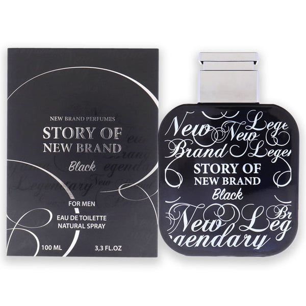 New Brand Story Of New Brand Black by New Brand for Men - 3.3 oz EDT Spray