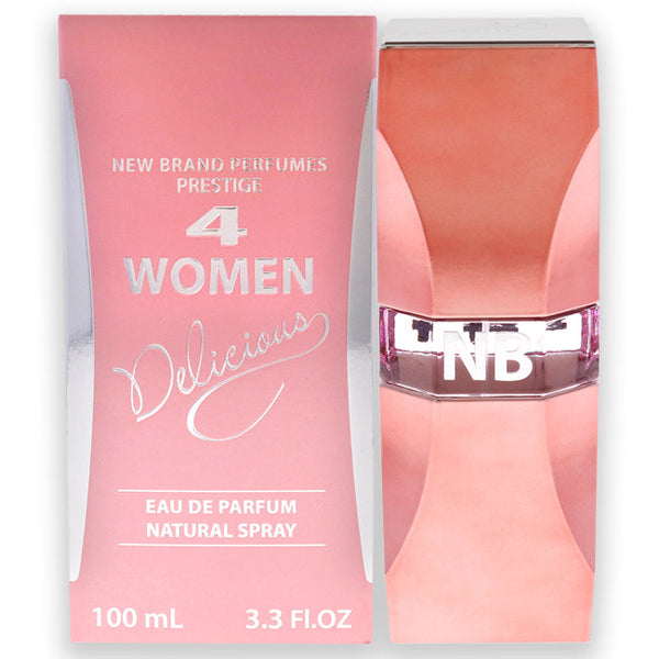 New Brand 4 Women Delicioud by New Brand for Women - 3.3 oz EDP Spray