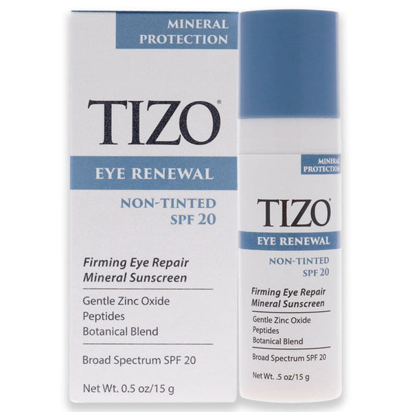 Tizo Eye Renewal Non-Tinted SPF 20 by Tizo for Women - 0.5 oz Sunscreen