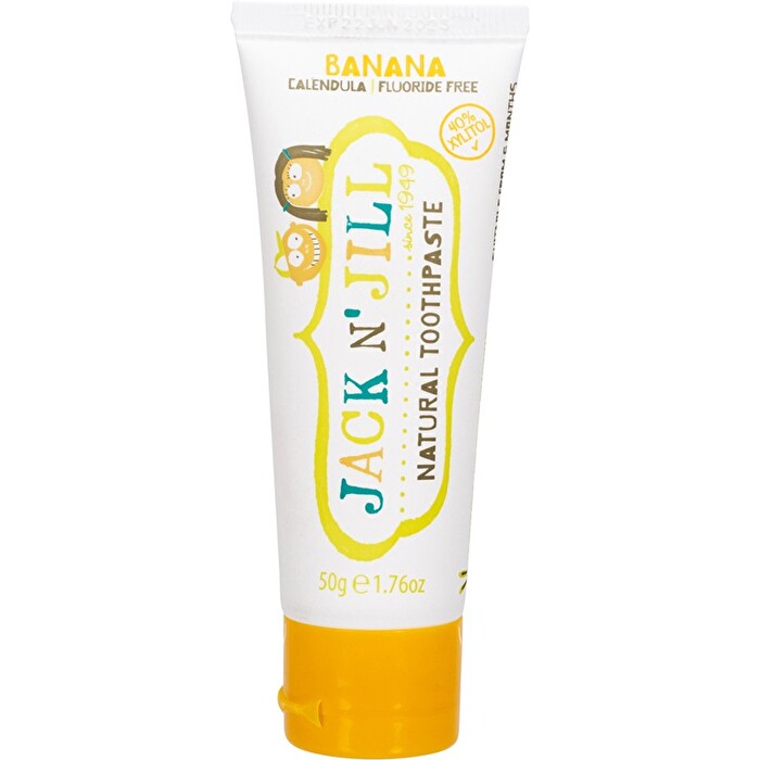 Jack N' Jill Natural Toothpaste with Calendula (Fluoride Free) Banana 50g