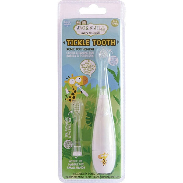 Jack N' Jill Tickle Tooth Sonic Toothbrush (0-3 years) (includes replacement head)