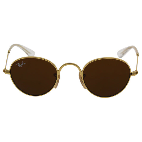 Ray Ban Ray Ban RJ 9537S 223/3 - Gold/Brown Classic by Ray Ban for Kids - 40-20-120 mm Sunglasses