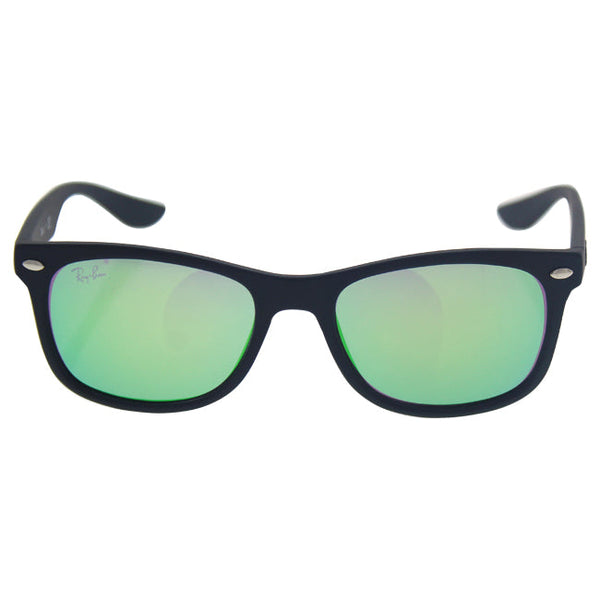 Ray Ban Ray Ban RJ 9052S 100S/3R - Black/Grey Green by Ray Ban for Kids - 48-16-130 mm Sunglasses