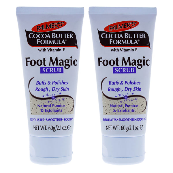 Palmers Cocoa Butter Foot Magic Scrub - Pack of 2 by Palmers for Unisex - 2.1 oz Scrub