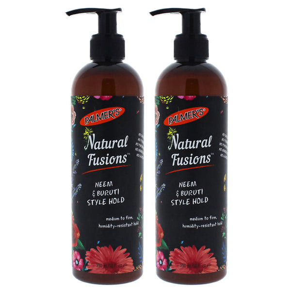 Palmers Natural Fusions Neem and Buruti Style Hold - Pack of 2 by Palmers for Unisex - 12 oz Gel