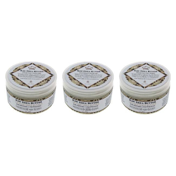 Nubian Heritage Raw Shea Butter Infused Shea Butter by Nubian Heritage for Unisex - 4 oz Moisturizer - Pack of 3