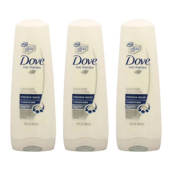 Dove Dove Damage Therapy Conditioner Intensive Repair by Dove for Women - 12 oz Conditioner - Pack of 3