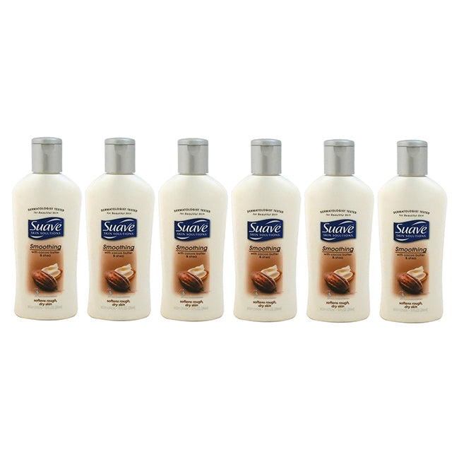 Suave Cocoa Butter with Shea Body Lotion by Suave for Unisex - 10 oz Body Lotion - Pack of 6