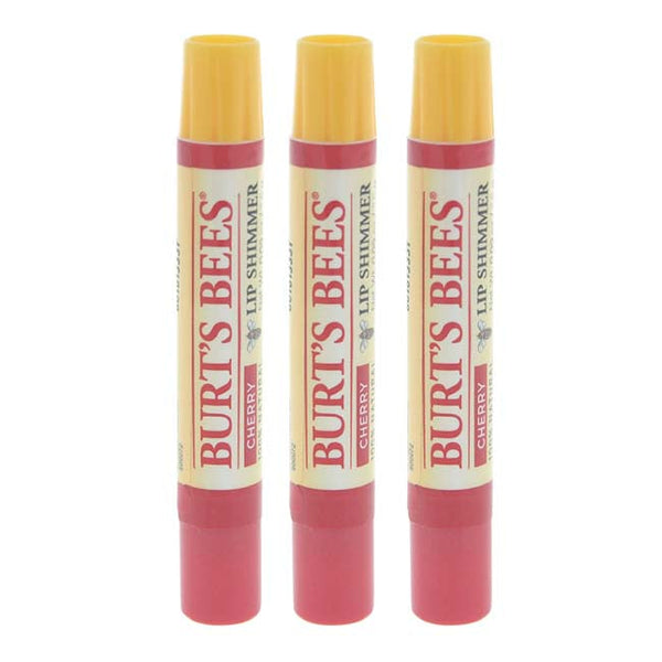 Burt's Bees Burts Bees Lip Shimmer - Cherry by Burts Bees for Women - 0.09 oz Lip Shimmer - Pack of 3