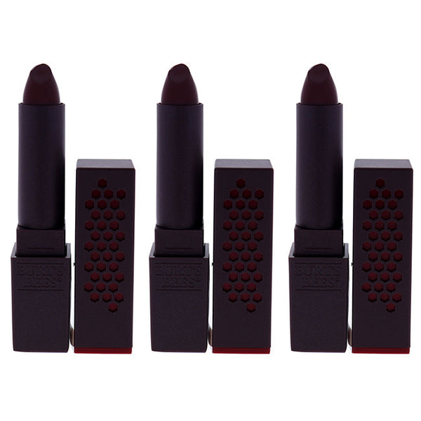 Burts Bees Lipstick - 522 Crimson Coast by Burts Bees for Women - 0.12 oz Lipstick - Pack of 3