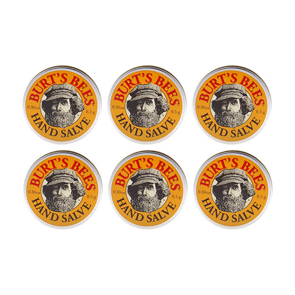 Burts Bees Hand Salve by Burts Bees for Unisex - 0.3 oz Cream - Pack of 6