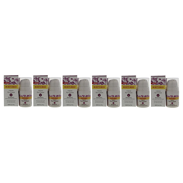 Burts Bees Renewal Smoothing Eye Cream by Burts Bees for Unisex - 0.5 oz Cream - Pack of 6