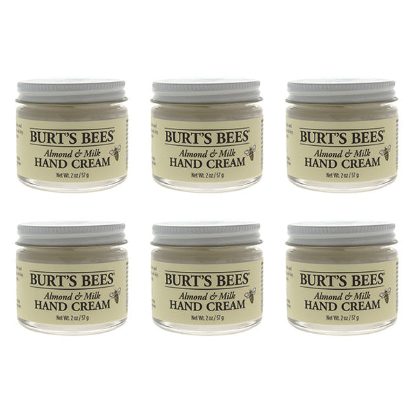 Burts Bees Almond and Milk Hand Cream by Burts Bees for Unisex - 2 oz Cream - Pack of 6
