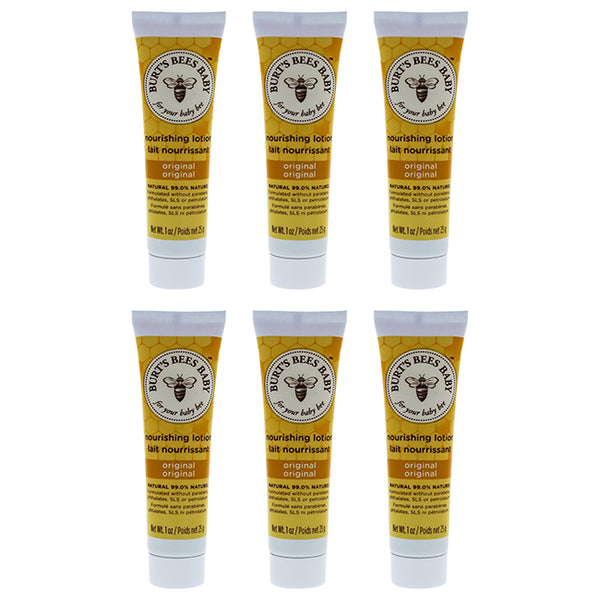 Baby Bee Nourishing Lotion Original by Burts Bees for Kids - 1 oz Lotion - Pack of 6