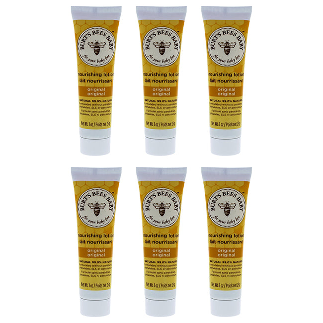 Baby Bee Nourishing Lotion Original by Burts Bees for Kids - 1 oz Lotion - Pack of 6