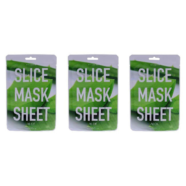 Kocostar Slice Sheet Mask - Aloe by Kocostar for Unisex - 1 Pc Mask - Pack of 3